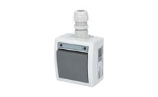 ATLAS IP65 Přepínač střídavý č.6 s vývodkou M20, na povrch, šedý