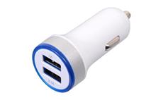 Auto zástrčka Compass 07406  2xUSB 12-24V 5V/2100mA do autozapalovače