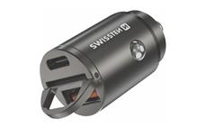 Autoadaptér SWISSTEN 12-24V USB-C Power Delivery + USB Super Charge 3.0 30W