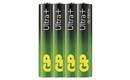 Baterie GP Ultra Plus Alkaline LR03 (AAA) 4 kusy