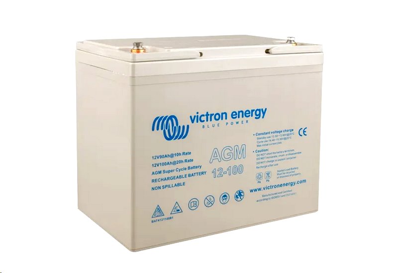 Baterie olověná 12V /100 Ah Victron Energy AGM Super Cycle Solární Baterie olověná 12V /100 Ah Victron Energy AGM Super Cycle Solární