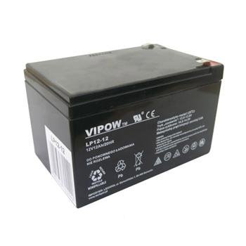 Baterie olověná 12V / 12Ah VIPOW bezúdržbový akumulátor