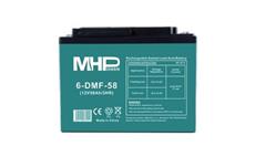 Baterie olověná 12V / 58 Ah MHPower 6-DMF-58 GEL Trakční - SLEVA NA ROZBALENÝ KUS