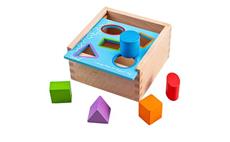 Bigjigs Toys Vkládací krabička s tvary 