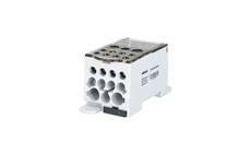 Blok pro rozdělení fází BED500A, 1pól., Al/Cu, 500A, 1000V AC/ DC, šedý, na DIN/ panel