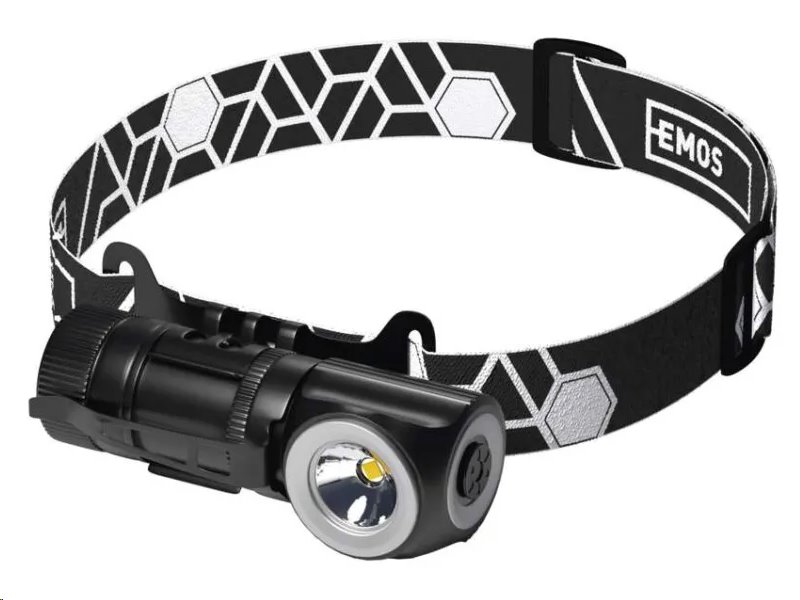 Čelovka EMOS P3544 LED nabíjecí, 500 lm, 120 m, Li-Ion 800 mAh Čelovka EMOS P3544 LED nabíjecí, 500 lm, 120 m, Li-Ion 800 mAh