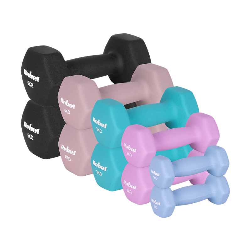 Činky REBEL ACTIVE RBA-2330-S5 litinové neoprenové HEX sada 30kg (2x1kg+2x2kg+2x3kg+2x4kg+2x5kg) Činky REBEL ACTIVE RBA-2330-S5 litinové neoprenové HEX sada 30kg (2x1kg+2x2kg+2x3kg+2x4kg+2x5kg)