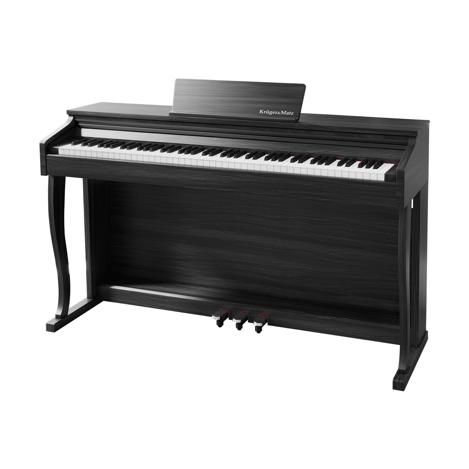 Digitální piano Kruger&Matz KMDP-155-BK se plným stojanem černé Digitální piano Kruger&Matz KMDP-155-BK se plným stojanem černé
