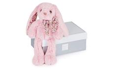 Doudou Histoire d´Ours Plyšová hračka růžový králíček 25 cm 