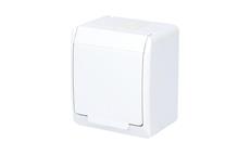 GALATEA IP44 Zásuvka 2P+PE (bílá)
