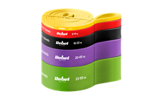 Guma posilovací REBEL ACTIVE RBA-3001-S5 TPE sada cvičebních pásů - Power Band PTs-1, 4-55 kg, 5 pásů