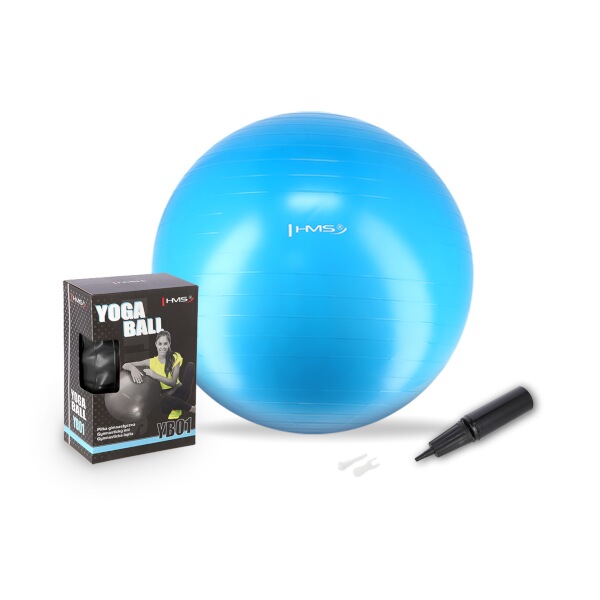 Gymnastický míč HMS YB01N 75 cm modrý Gymnastický míč HMS YB01N 75 cm modrý
