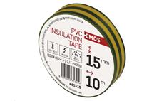 Izolační páska PVC 15/10 zelenožlutá EMOS F61515