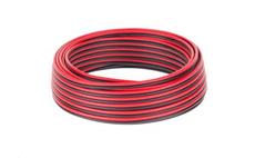 Kabel dvojlinka Cabletech 10m  2x0,75 mm  černo-rudá