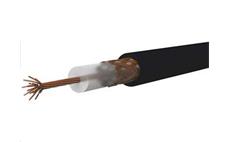 Kabel koaxiální EMOS RG58U venkovní laněný / 500m / 5 mm / 50 Ohm / černý /