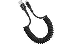 Kabel USB A/C YENKEE YCU 500 BK kroucený
