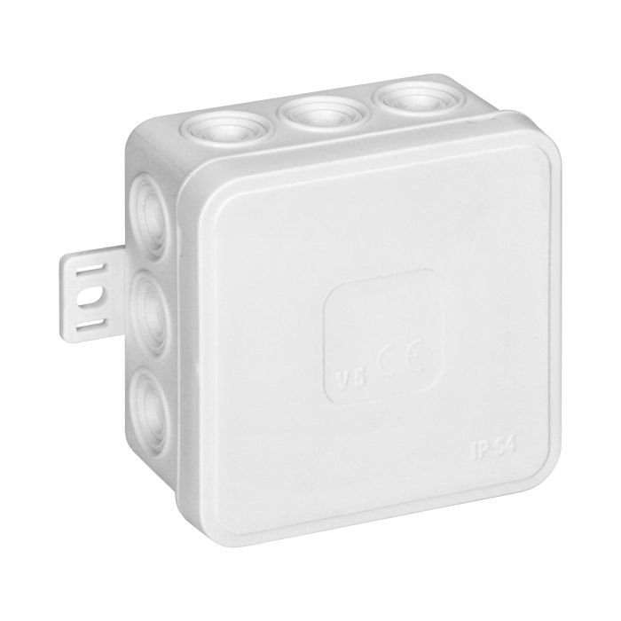Krabice instalační rozbočovací FD 12 ORNO OR-JB-13802W, plastová, s naklap. víčkem, 12x 2,5mm2, na omítku, IP54 Krabice instalační rozbočovací FD 12 ORNO OR-JB-13802W, plastová, s naklap. víčkem, 12x 2,5mm2, na omítku, IP54