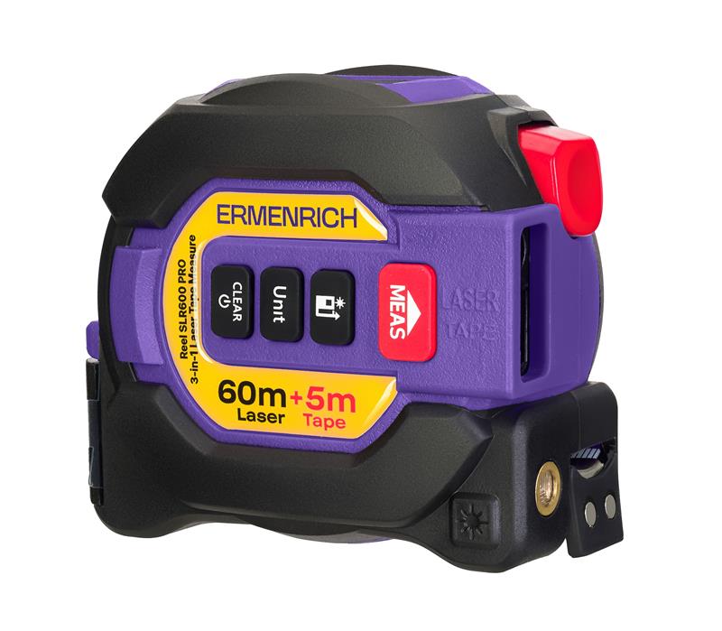 Laserový svinovací metr "3 v 1" Ermenrich Reel SLR600 PRO Laserový svinovací metr "3 v 1" Ermenrich Reel SLR600 PRO