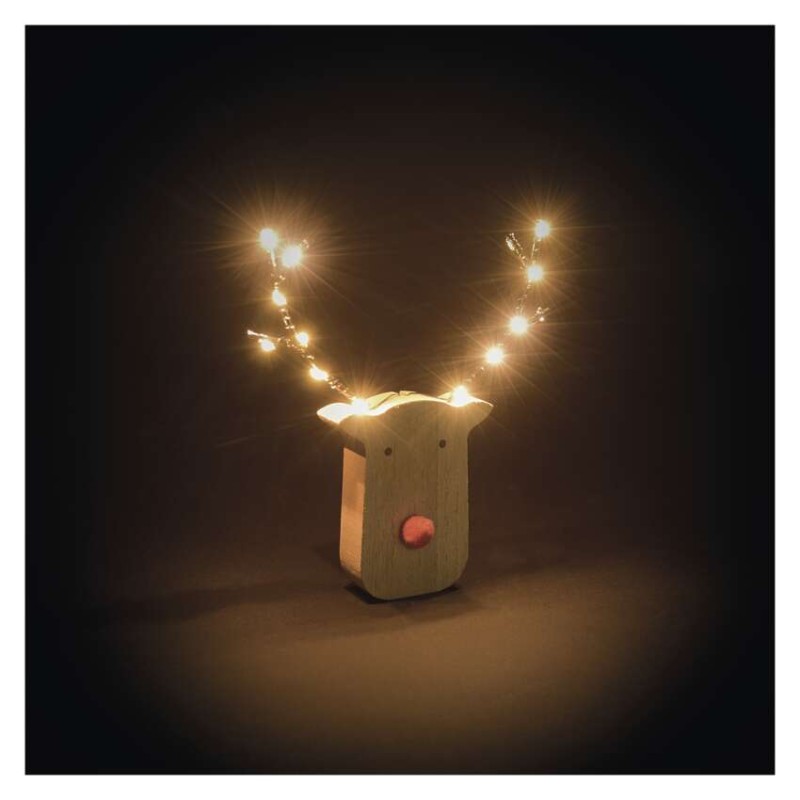 LED dekorace dřevěná – sob, 16 cm, 2x AAA, vnitřní, teplá bílá, časovač LED dekorace dřevěná – sob, 16 cm, 2x AAA, vnitřní, teplá bílá, časovač
