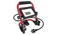 LED reflektor EMOS ELION 20W, červeno-černý, IP65, 3000 lm, neutrální bílá
