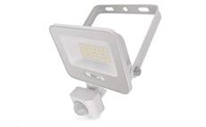 LED reflektor GLARO EMOS ZS2324W s pohybovým čidlem, 20 W, bílý, IP54, 2000 lm, neutrální bílá