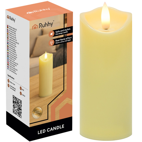 LED svíčka Ruhhy 26484 12,5 x 5cm LED svíčka Ruhhy 26484 12,5 x 5cm