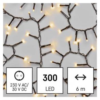 LED vánoční řetěz – ježek, 6 m, venkovní i vnitřní, teplá bílá, časovač LED vánoční řetěz – ježek, 6 m, venkovní i vnitřní, teplá bílá, časovač