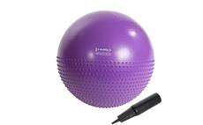 Masážní gymnastický míč HMS YB03N 55 cm fialový