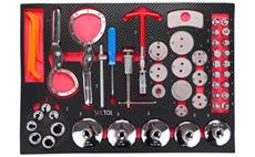 Modul s nářadím do dílenského vozíku MECHANIC TOOL TRAY 10, 52ks SIXTOL