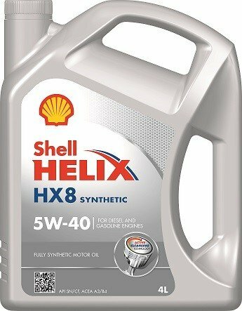Motorový olej HX8 5W-40 4L SHELL Motorový olej HX8 5W-40 4L SHELL