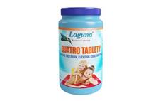 Multifunkční tablety pro chlorovou dezinfekci bazénové vody LAGUNA 4v1 Quatro 10kg