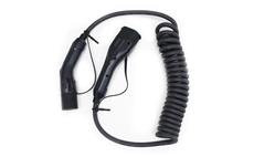 Nabíjecí kabel SECTRON 10m/7m spirálový Type 2 / Type 2, 3x16A, 400V, 11kW