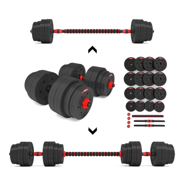 Nakládací činky HMS SGP40, 40 kg Nakládací činky HMS SGP40, 40 kg
