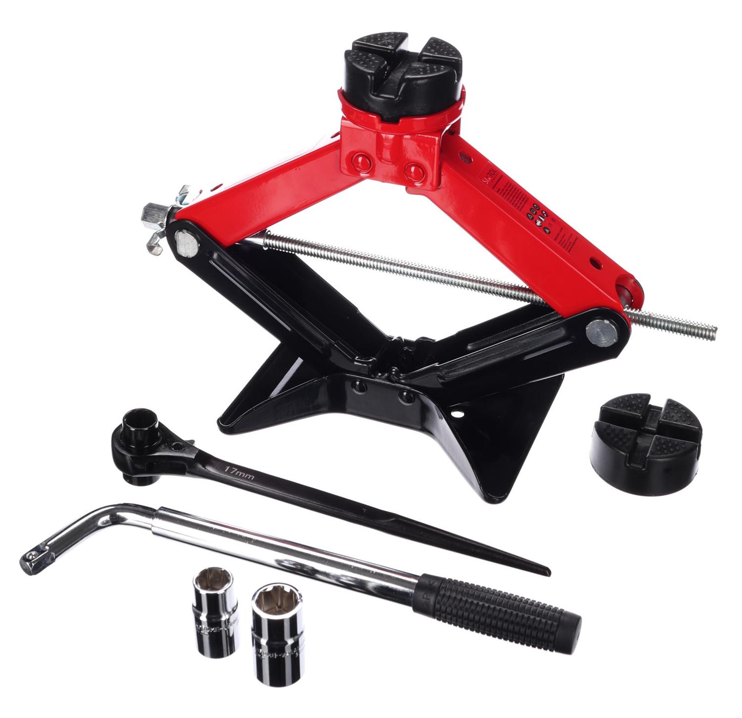 Nůžkový zvedák s ráčnou SX3400 SCISSOR JACK WIDE PAD 2,5T SIXTOL Nůžkový zvedák s ráčnou SX3400 SCISSOR JACK WIDE PAD 2,5T SIXTOL