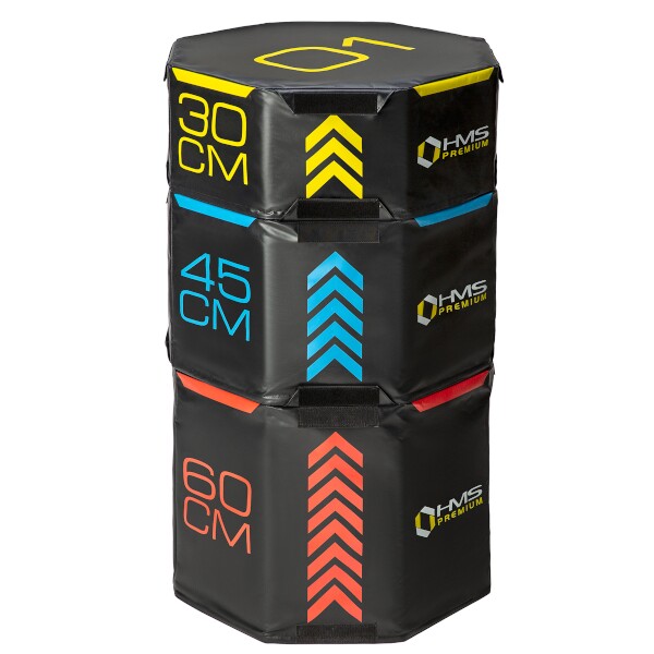 Plyo box sada osmihranných HMS Premium PYOBS01 Plyo box sada osmihranných HMS Premium PYOBS01