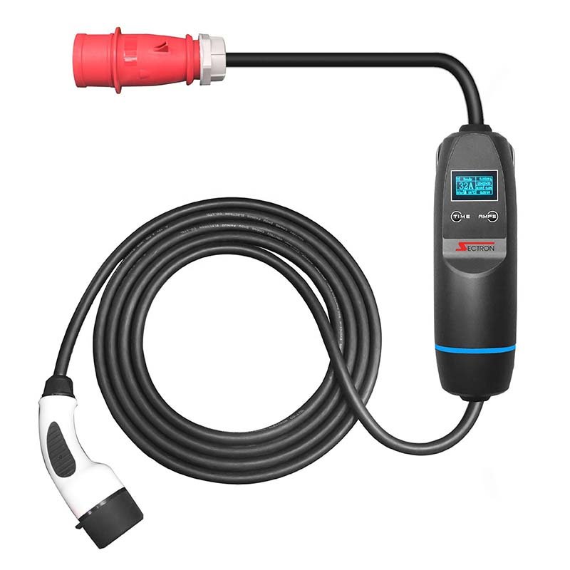 Přenosná nabíječka SECTRON 10m /32A, 400V, CEE 5pin - Type 2/ Přenosná nabíječka SECTRON 10m /32A, 400V, CEE 5pin - Type 2/