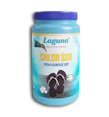 Přípravek pro chlorovou dezinfekci bazénové vody LAGUNA Chlor Šok 50% ZDARMA 1,5kg Přípravek pro chlorovou dezinfekci bazénové vody LAGUNA Chlor Šok 50% ZDARMA 1,5kg