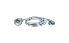 Prodlužovací kabel EMOS P0111 / 1,5 m / 1 zásuvka / bílý / PVC / 1 mm2