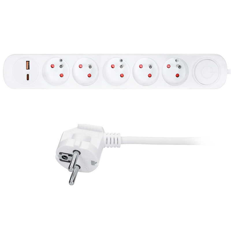 Prodlužovací kabel Solight PP152PD20 Prodlužovací kabel Solight PP152PD20
