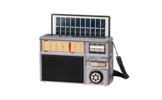 Rádio KRUGER &amp; MATZ KM0831 analogové přenosné solární