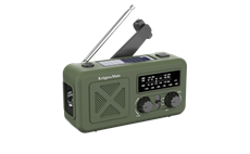 Rádio KRUGER & MATZ KM0835 SOS FM/ AM, Bluetooth, powerbanka 2000mAh, svítilna, solar, dynamo