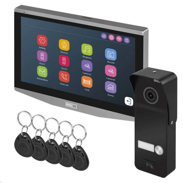 Sada domácího videotelefonu GoSmart EMOS IP-750A /H4020/ s Wi-Fi Sada domácího videotelefonu GoSmart EMOS IP-750A /H4020/ s Wi-Fi