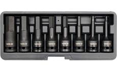 Sada nástavců 1/2" rázové 8 ks H6-H19 imbus CrMo