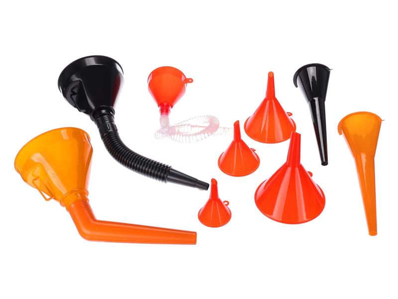 Sada trychtýřů na dolévání kapalin MECHANIC FUNNEL SET 3, 9 ks SIXTOL Sada trychtýřů na dolévání kapalin MECHANIC FUNNEL SET 3, 9 ks SIXTOL