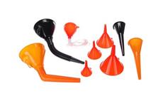 Sada trychtýřů na dolévání kapalin MECHANIC FUNNEL SET 3, 9 ks SIXTOL