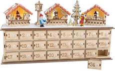 Small Foot Dřevěný adventní kalendář vánoční trhy 