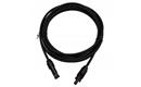 Solární kabel 3m prodlužovací H1Z2Z2-K, 6mm2, černý s konektory MC4