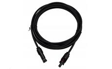 Solární kabel 3m prodlužovací H1Z2Z2-K, 6mm2, černý s konektory MC4
