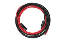 Solární kabel H1Z2Z2-K, 4mm2, červený+černý s konektory MC4, 5m