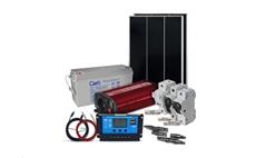 Solární sestava ostrovní SOLARFAM 110Wp, 12V, baterie 100Ah, měnič 230VAC 600W